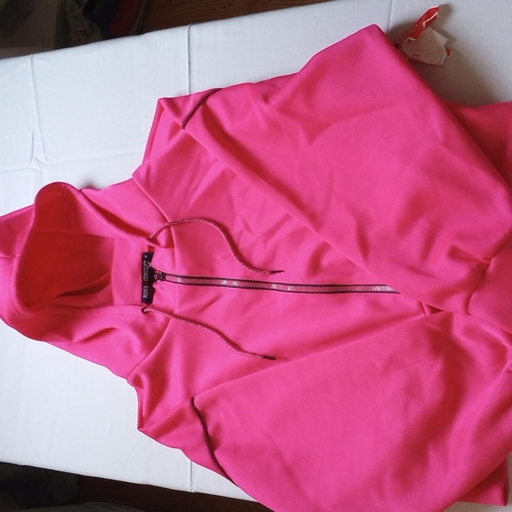 Women's Size M Roma Concert Hot Pink Active Jacket